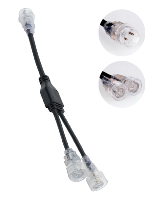 Y-Connecteur pour bande LED High Power L=16mm