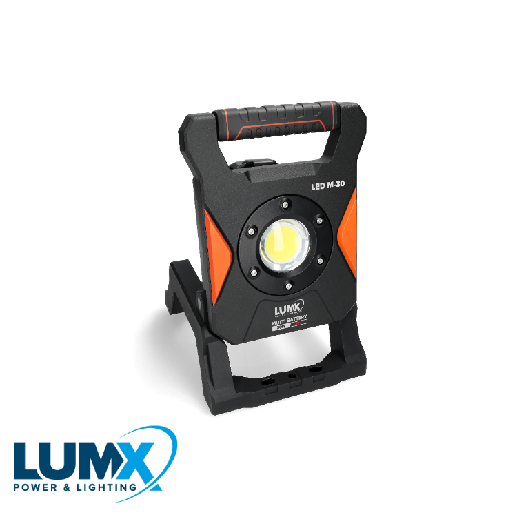 Projecteur LED MULTI-BATTERY M-30 - 30W - IP 54, avec adaptateur Makita