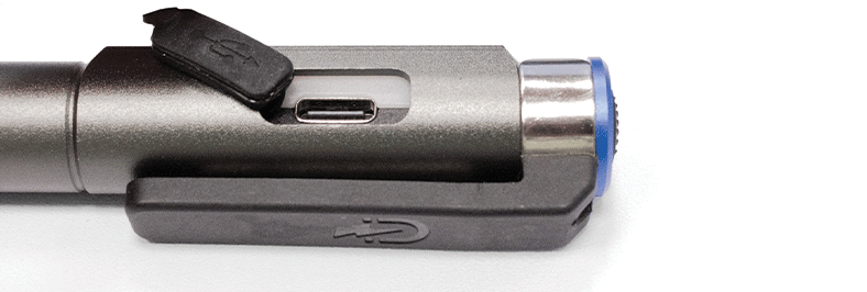 PEN LIGHT LED, rechargeable - 250 lm + 100 lm - Display de 16 pièces / prix par pc