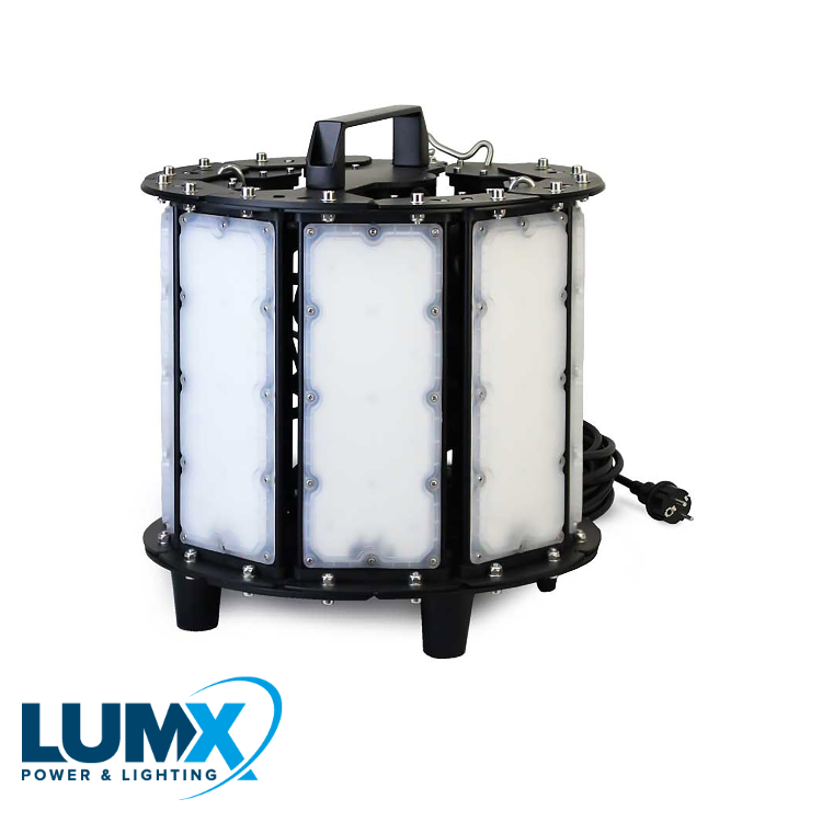 LED projecteur HP-360° / 400W / 180°-360° / 10 m H07RN-F / IP68 / 6500K