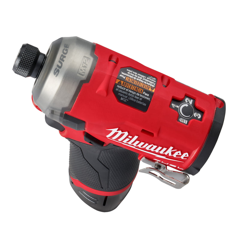 M12 FUEL™ SURGE™ Visseuse à chocs hydraulique silencieuse Hex ¼″ – M12 FQID