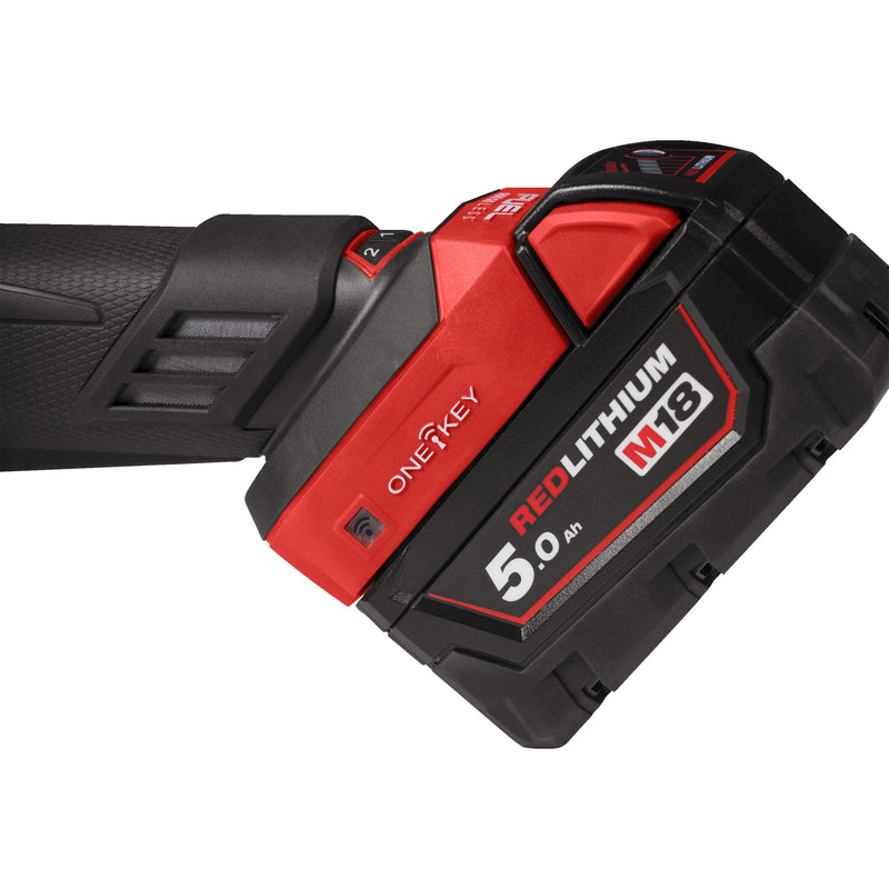 M18 FUEL™meuleuse droite avec frein ONE-KEY™,variateur et interrupteur "homme mort" – M18 FDGROVPDB