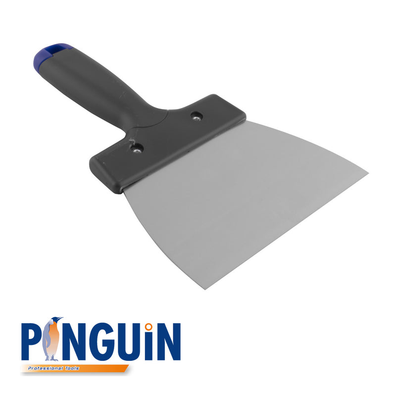 Couteau à enduire – manche soft – INOX