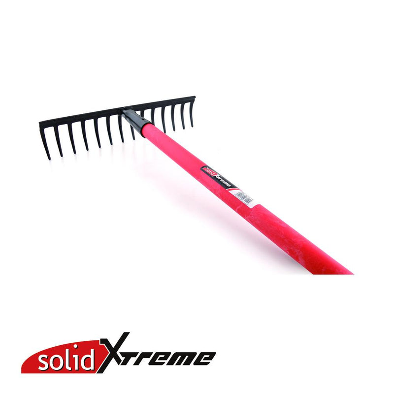 Rateau 14 dents courbées avec manche fibre - 'XTREME'
