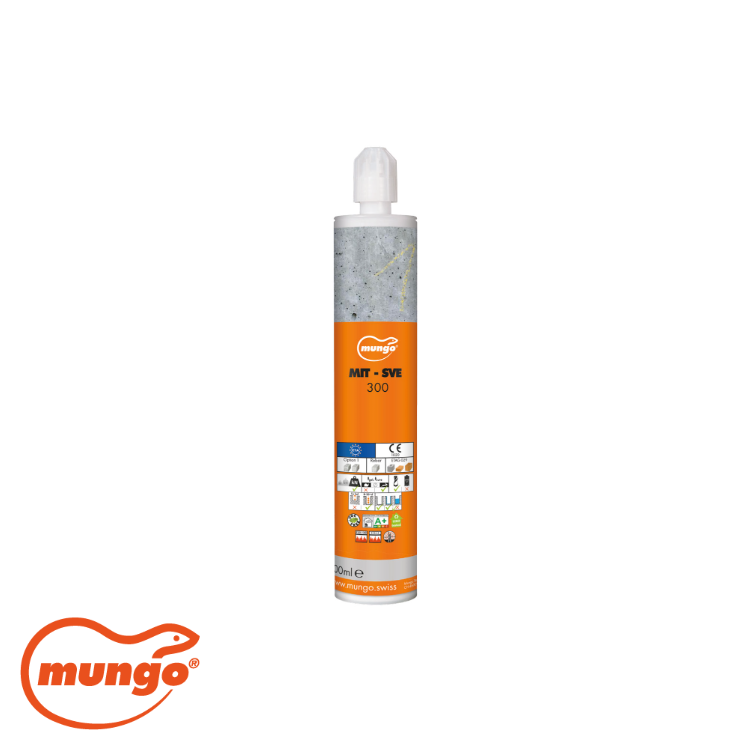 MIT-SVE Mortier vinylester, sans styrène, 300 ml - avec 2 mélangeurs (ETA/CE OPTION1)/