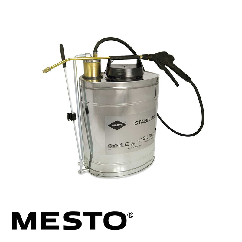 Pulvérisateur à dos inox STABILUS - jusqu'a 18,0 L