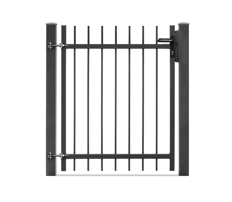 Portail battant Residenzen select BRIENZ+ 1 vantail – DB 703 gris foncé
