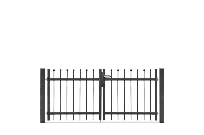 Portail battant Residenzen select DAVOS+ 2 vantaux – DB 703 gris foncé