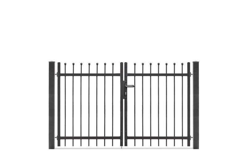 Portail battant Residenzen select DAVOS+ 2 vantaux – DB 703 gris foncé