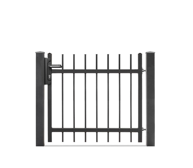 Portail battant Residenzen select ZÜRICH+ 1 vantail – DB 703 gris foncé