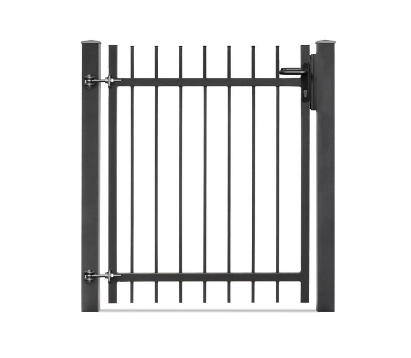 Portail battant Residenzen select ZÜRICH+ 1 vantail – DB 703 gris foncé