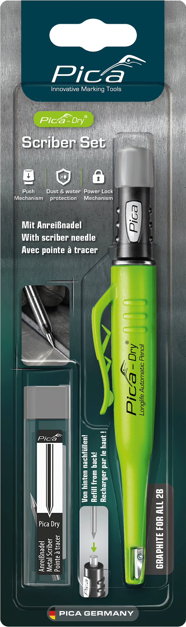 Pica dry metal-set (2 pc)
