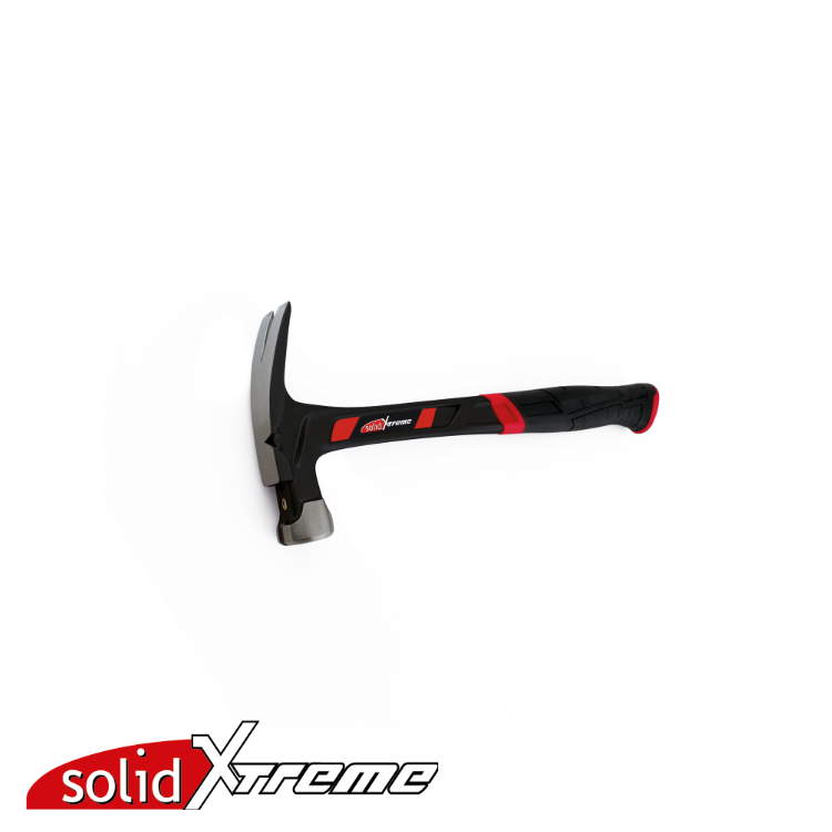 Marteau de coffreur droit forgé monobloc Solid Xtreme - 600 gr