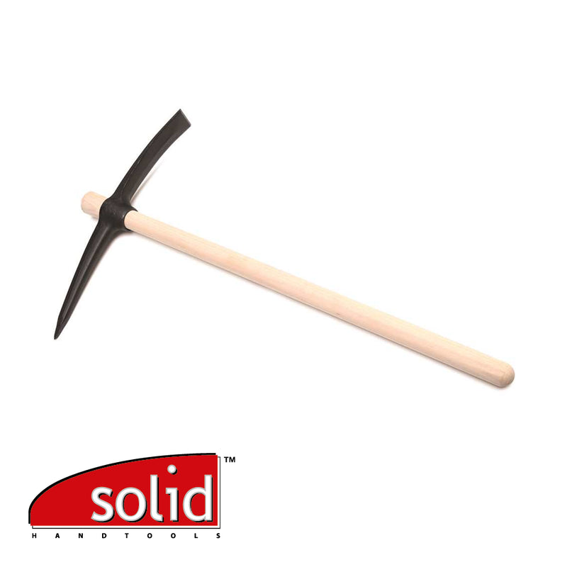 Pioche douille ronde avec manche bois - 2500 gr