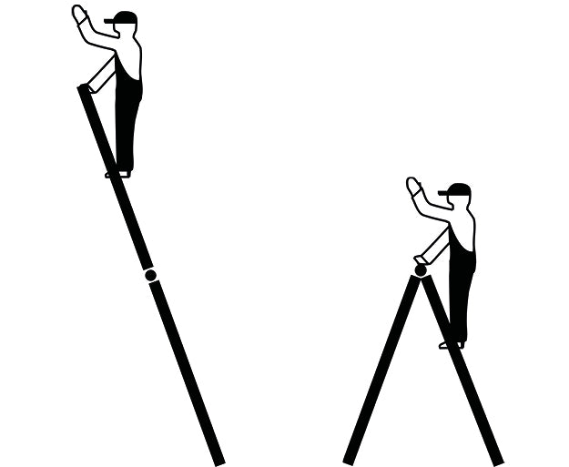 Krause « Trimatic » échelle double articulée à échelons