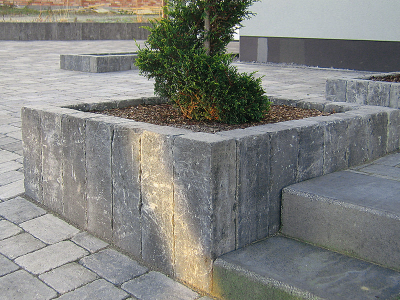 Palissades rustiques 14/10,5/90 cm anthracite