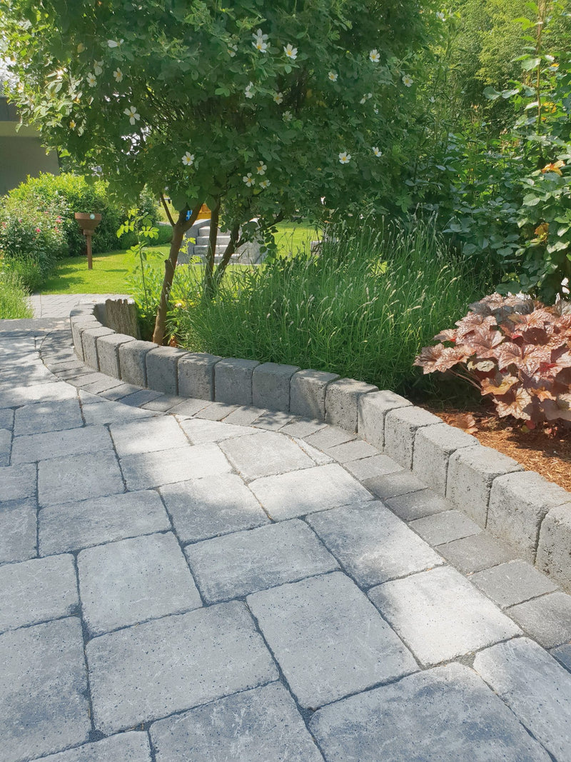 Palissades rustiques 14/10,5/30 cm anthracite