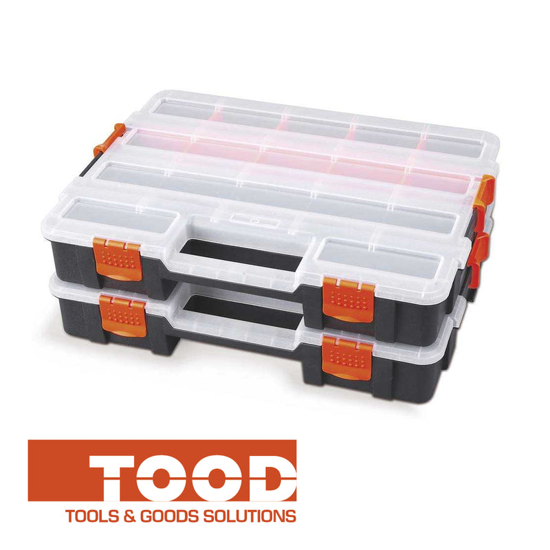 TOOD Space SET de 2 mallettes clipsables 37 x 29 x 7 cm
