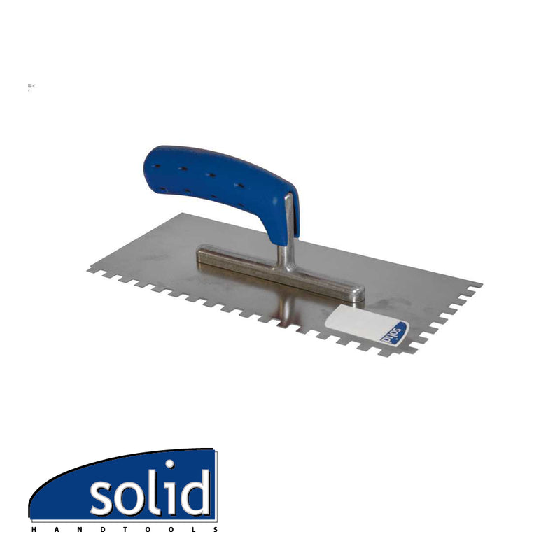 Plâtresse dentelée avec manche SOFT GRIP – inox
