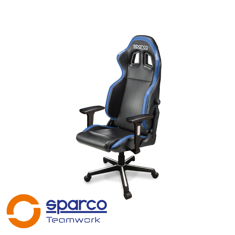 Chaise de bureau ICON OFFICE SEAT Noir/Bleu