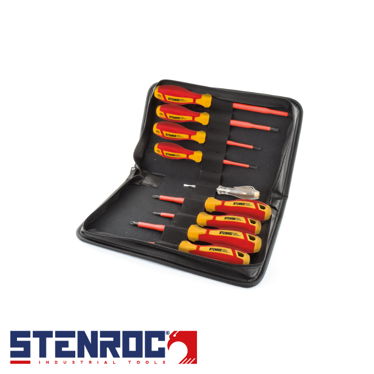 Set de 9 pièces / tournevis (PH-PZ-SL) - en étui - 3TECH 1000V ProLine