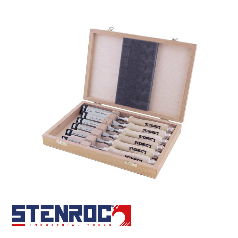 Ciseaux WH300 en SET casier en bois - 6,10,12,16,20,26 mm