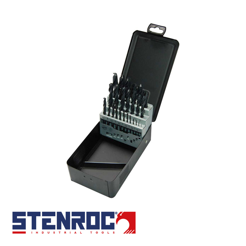 HSS DIN 338 - 25 pcs. 13x0,5 Set Metalbox