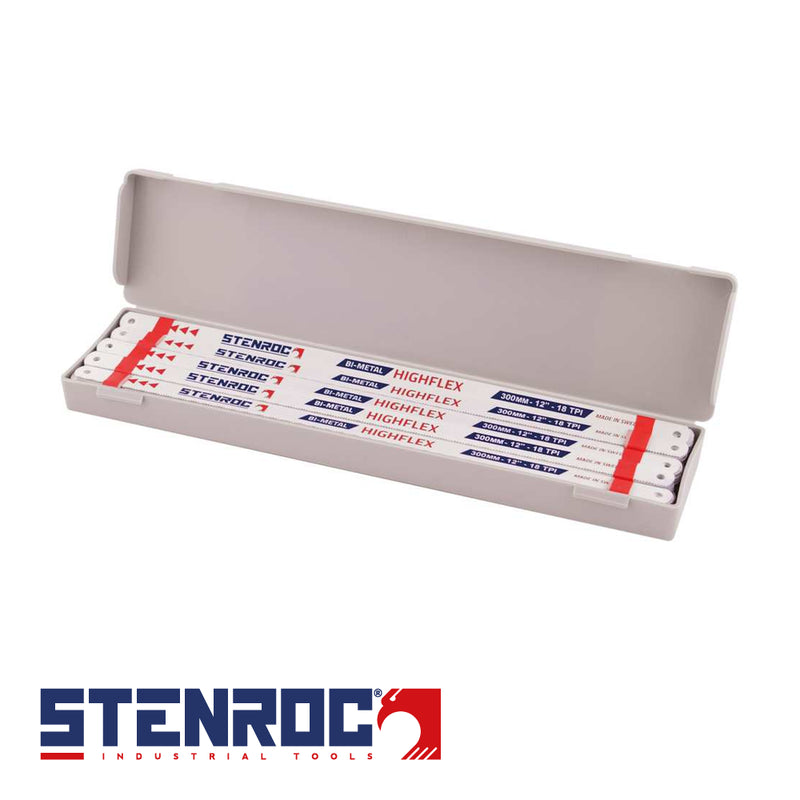 Lames de scie à métaux Stenroc Bi-métal – HIGHFLEX – 100 pièces