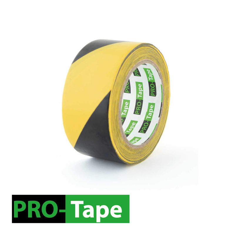 Tape adhésif jaune-noir 50 mm x 33 m