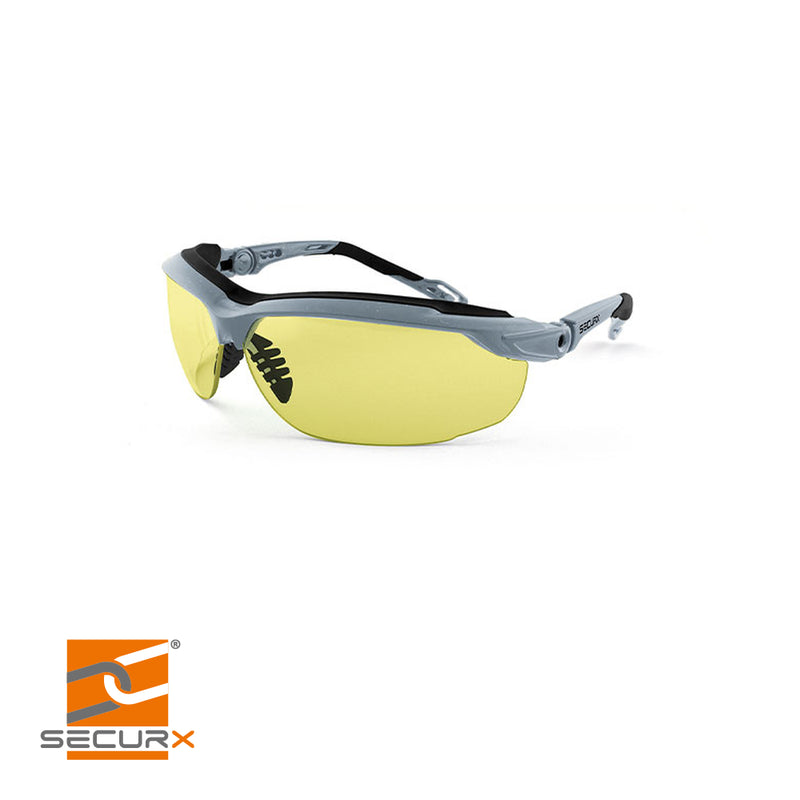 Lunette de sécurité ERIS yellow - PC/AS/AF/UV/HV