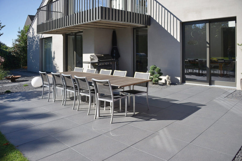 Dalles structure 60/40/4,2 cm gris-anthracite nuance
