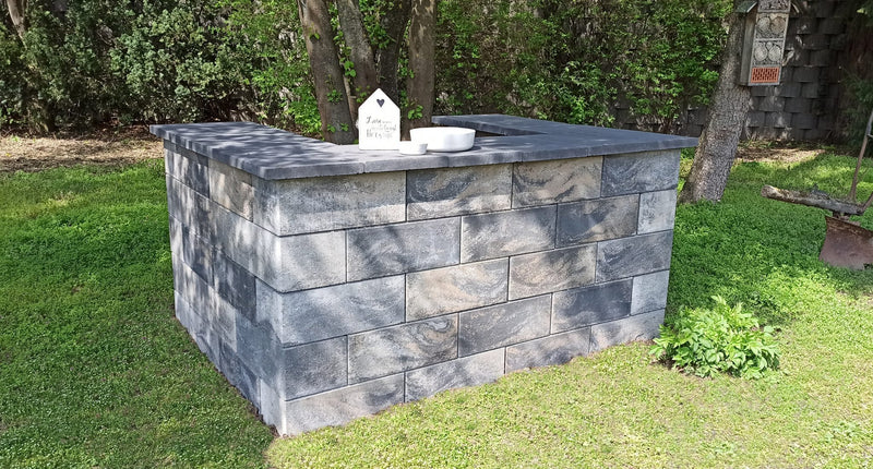 Trendline-mur piliers 37,5x37,5x20 cm korall