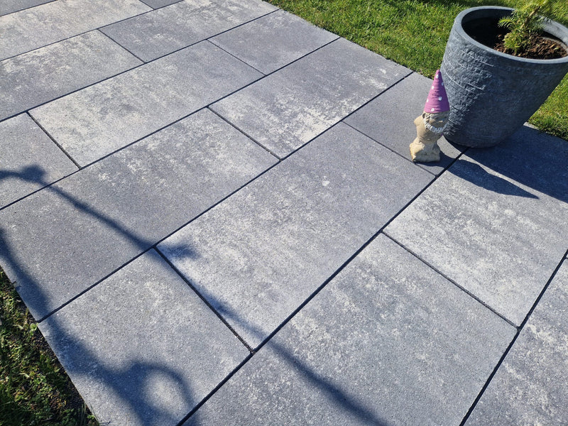 Trendline- pflaster sans chanfrein 40X20X8 anth. blanc nuance
