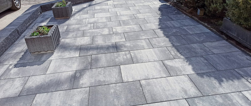 Trendline dalle 60X40X5 anthracite-blanc-nuance