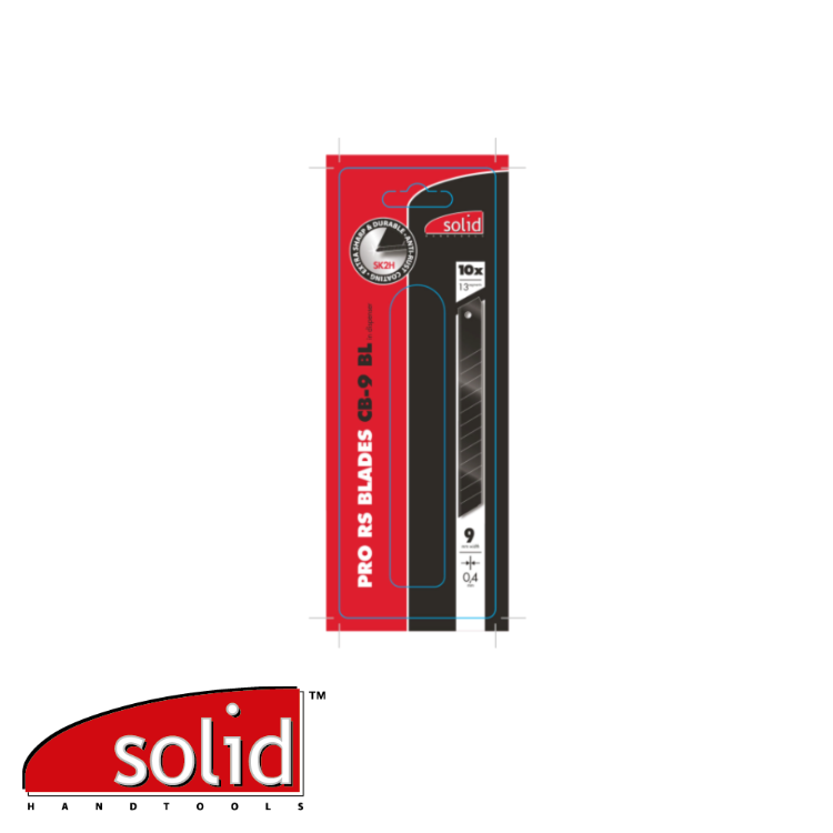 Lames sécables – PRO-RS noir – 10 pc. en distributeur