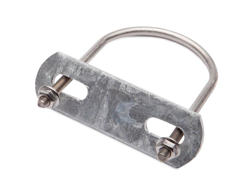 Kit d'étriers en U ronds inox A2