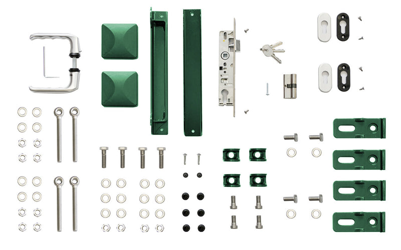 Kit d'accessoires VARIO compact pour portail 2 vantaux