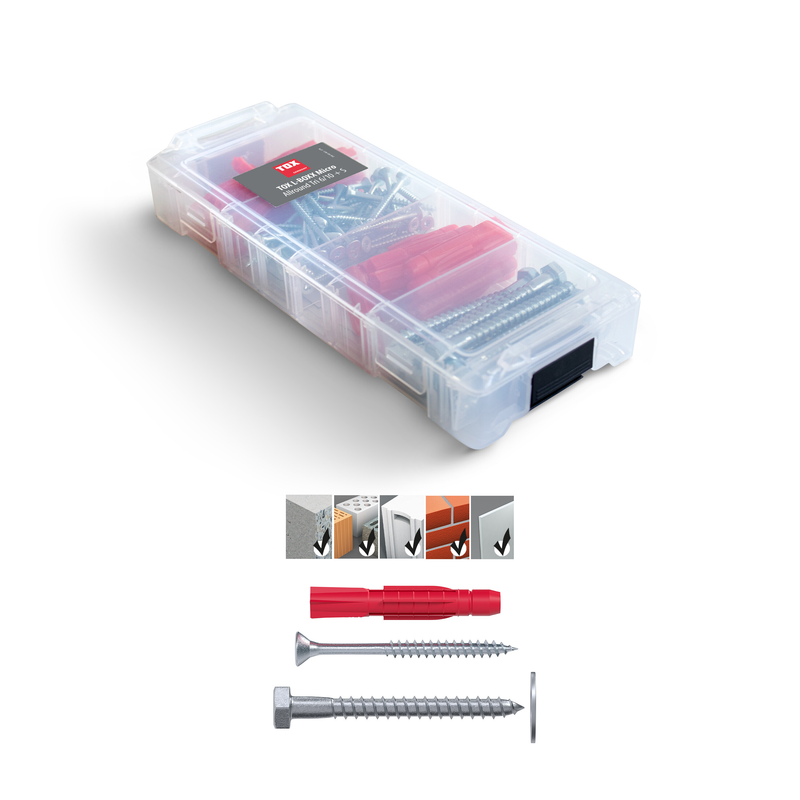 TOX L-Boxx Micro Allround TRI 6/10 + S (130 pc)