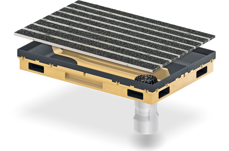 Cleanbox cuvette de sol 75x50 cm sortie Ø110