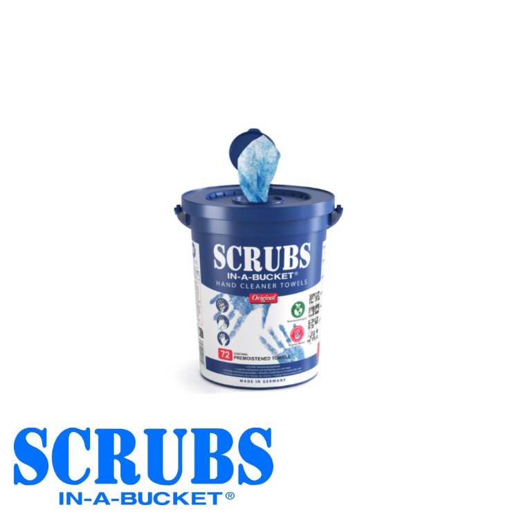 SCRUBS - Lingettes nettoyantes - Seau de 72 lingettes