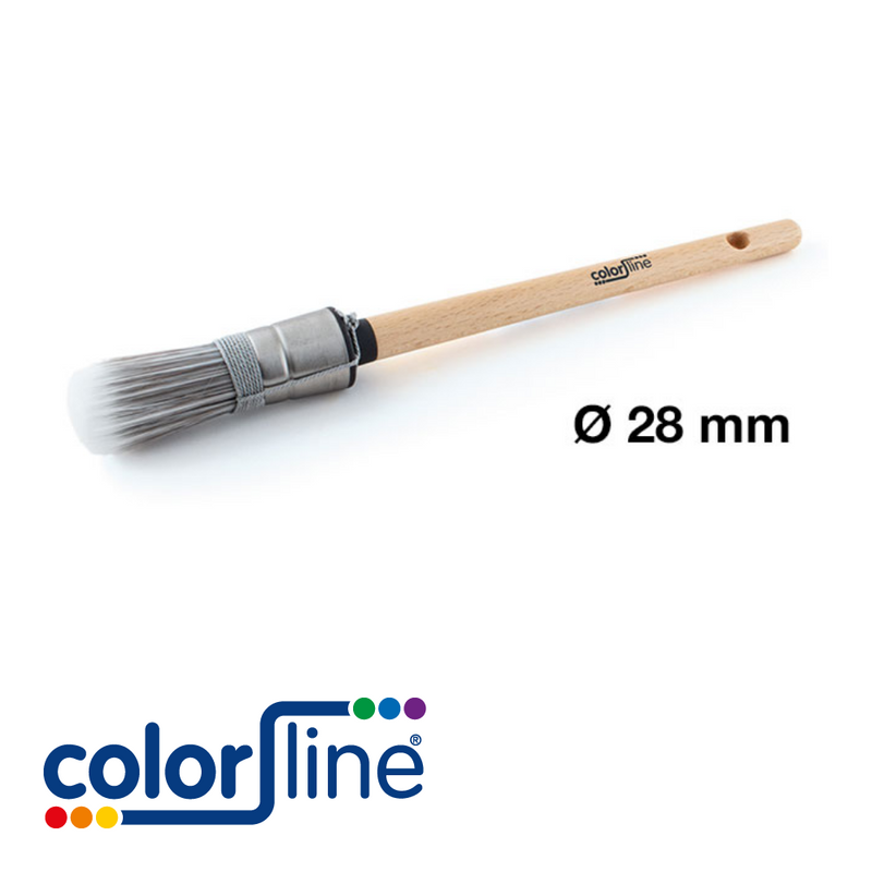 PRE+ Brosse ronde – fibre PE grise – ALL