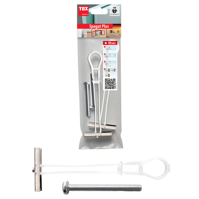 TOX Spagat Plus M8 (2 pc) – chevilles pour cavités