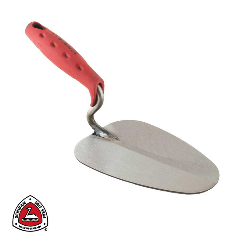 Truelle de maçon PRO, Paris , SOFT GRIP - 180 x 125 x 1,8 mm