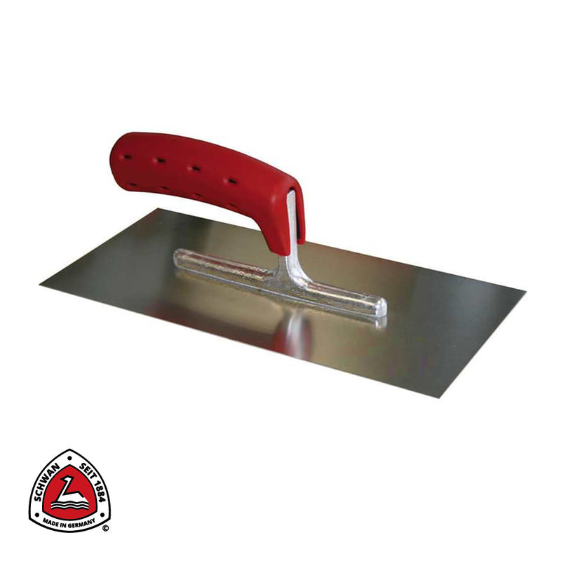 Plâtresse Standard INOX, avec manche SOFT GRIP - 280 x 130 x 0,7 mm