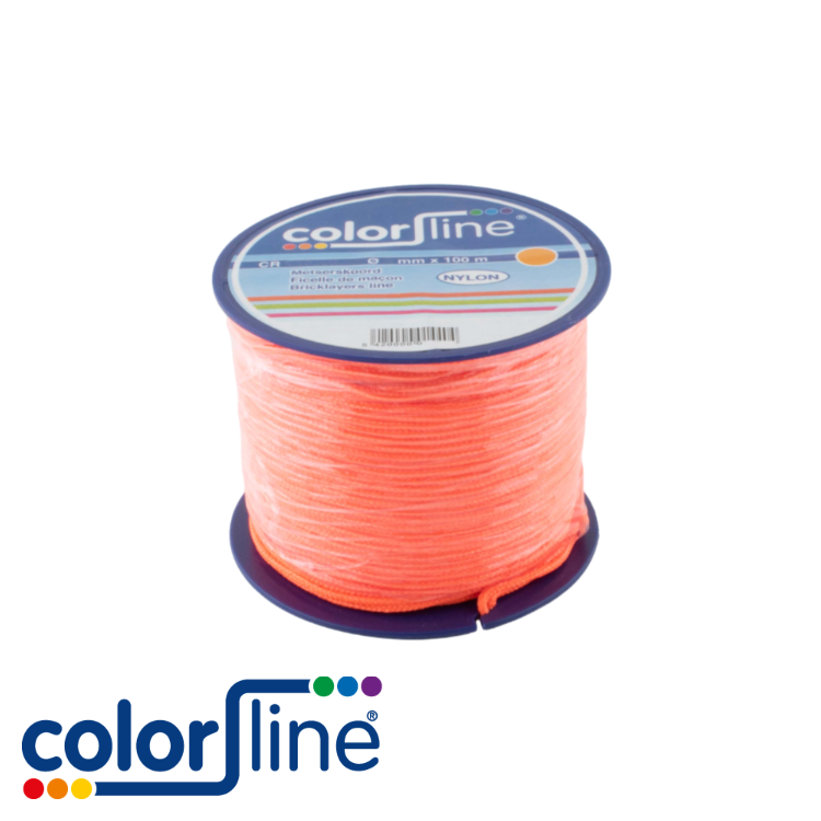 Ficelle de maçon – Nylon – ORANGE FLUO