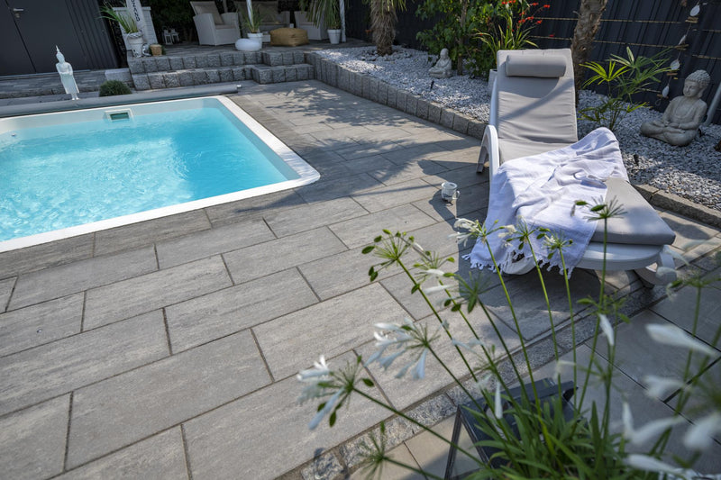 Stratos dalles 60/30/5 cm titan gris