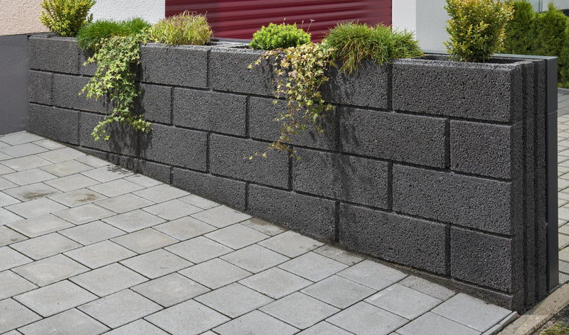 Terrano couvre-murs chapiteau 45/45/6 cm anthracite