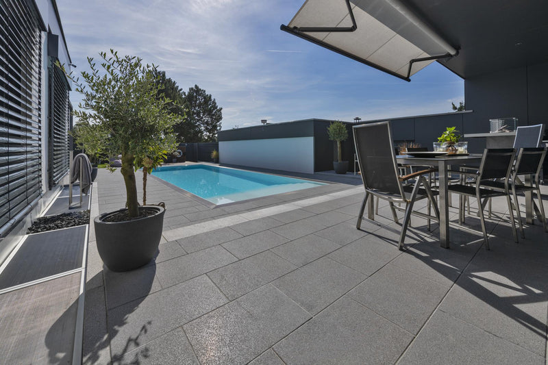 Zena 80/80/5 cm granit gris