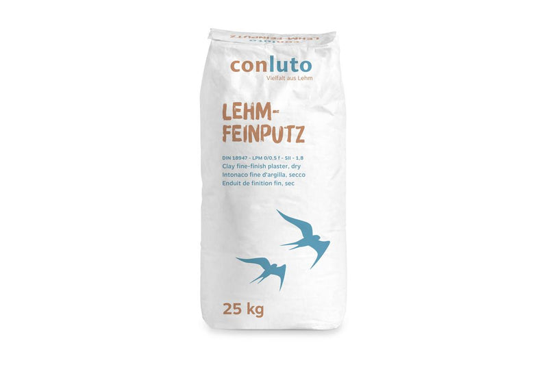 Enduit de terre de finition fin et sec 25KG sac