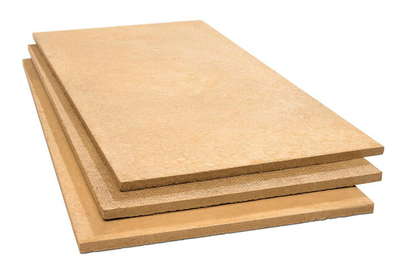 Panneau d'argile lourd 16 mm, 1,25 x 0,625 m (avec jute)
